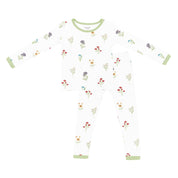 Long Sleeve Print Pajama Set