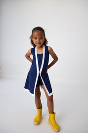 Navy & White Tennis Dress
