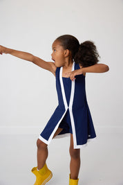 Navy & White Tennis Dress