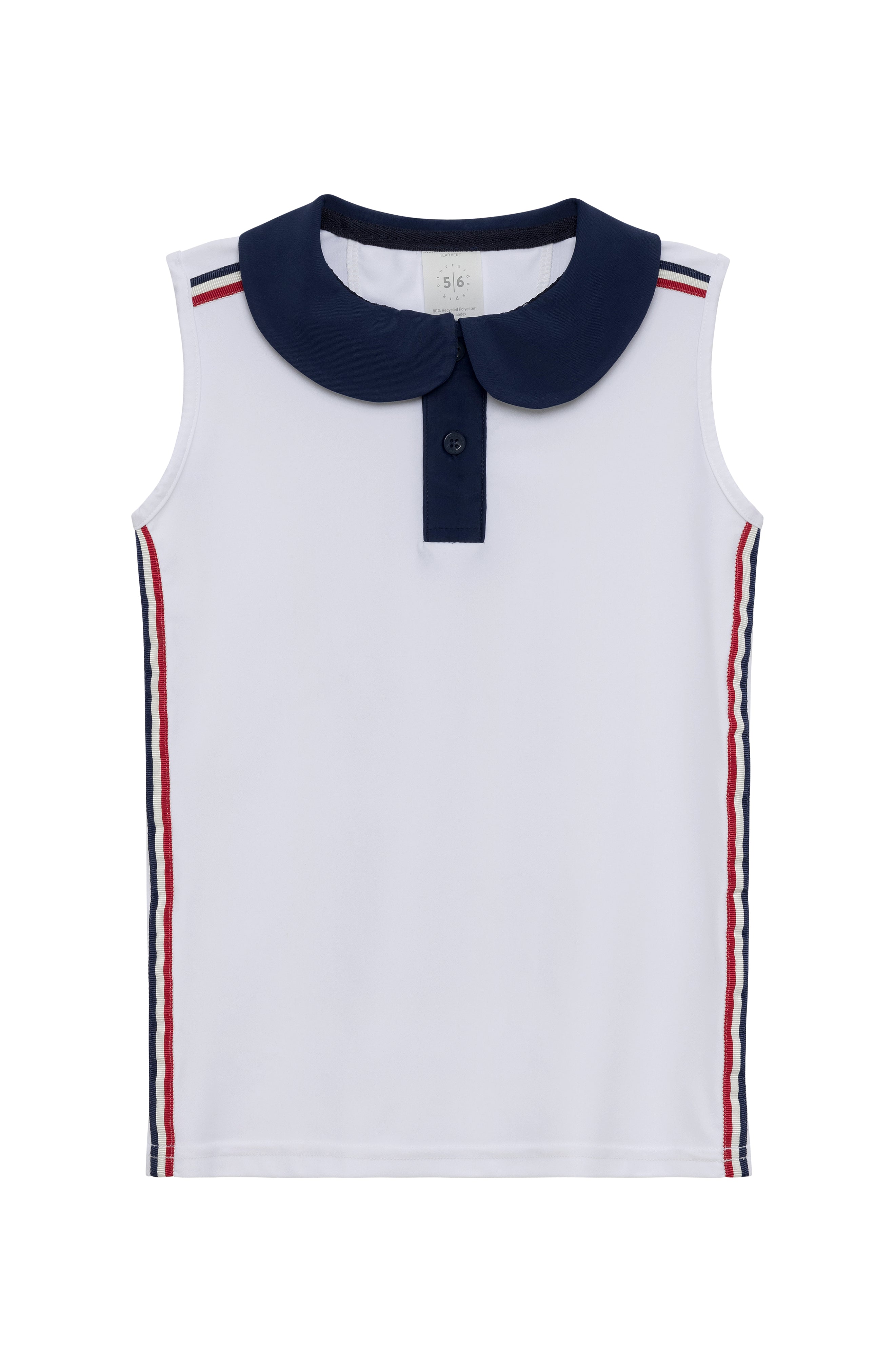 White with Ribbon Girly Girl Tank