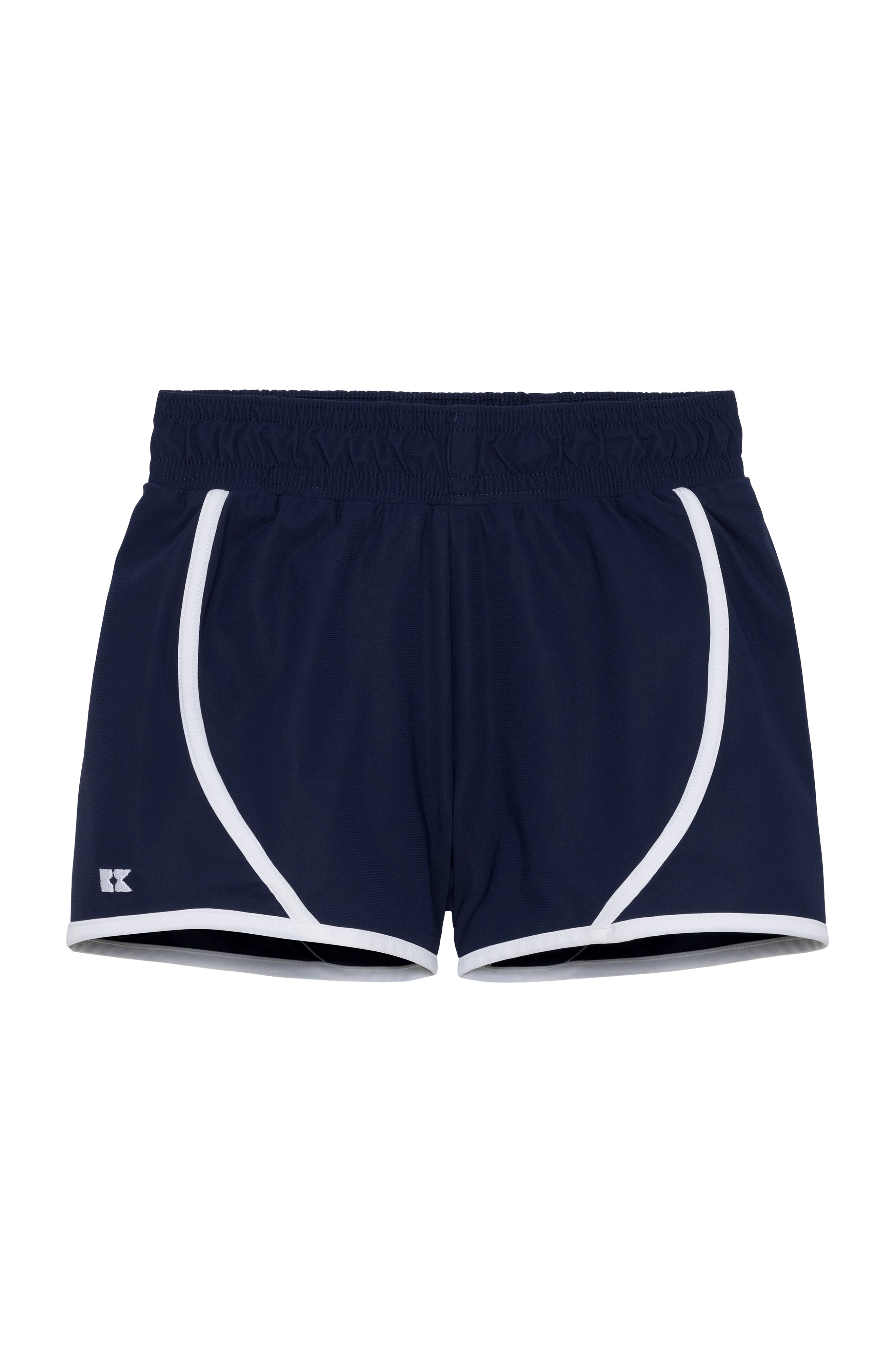 Girls Navy/White Tennis Short