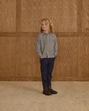 Collard Long Sleeve Shirt