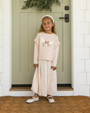 Ruffle Long Sleeve Tee