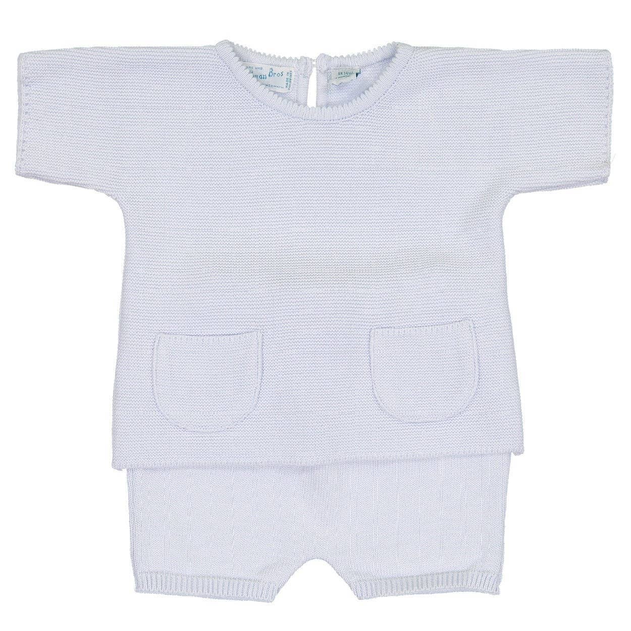 Baby Boy Knit Short Sleeve Set