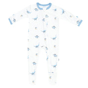 Zippered Print Footie