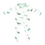 Zippered Print Footie