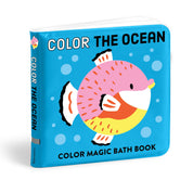 Color the Ocean Color Magic Bath Book