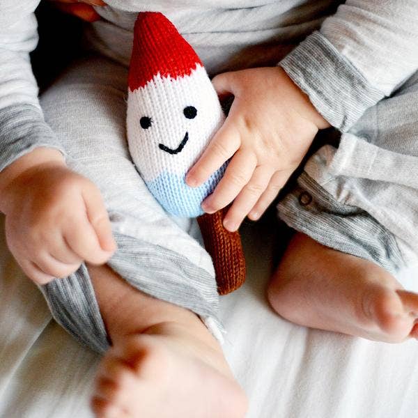 BombPop Soft Knit Rattle