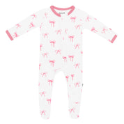 Zippered Print Footie