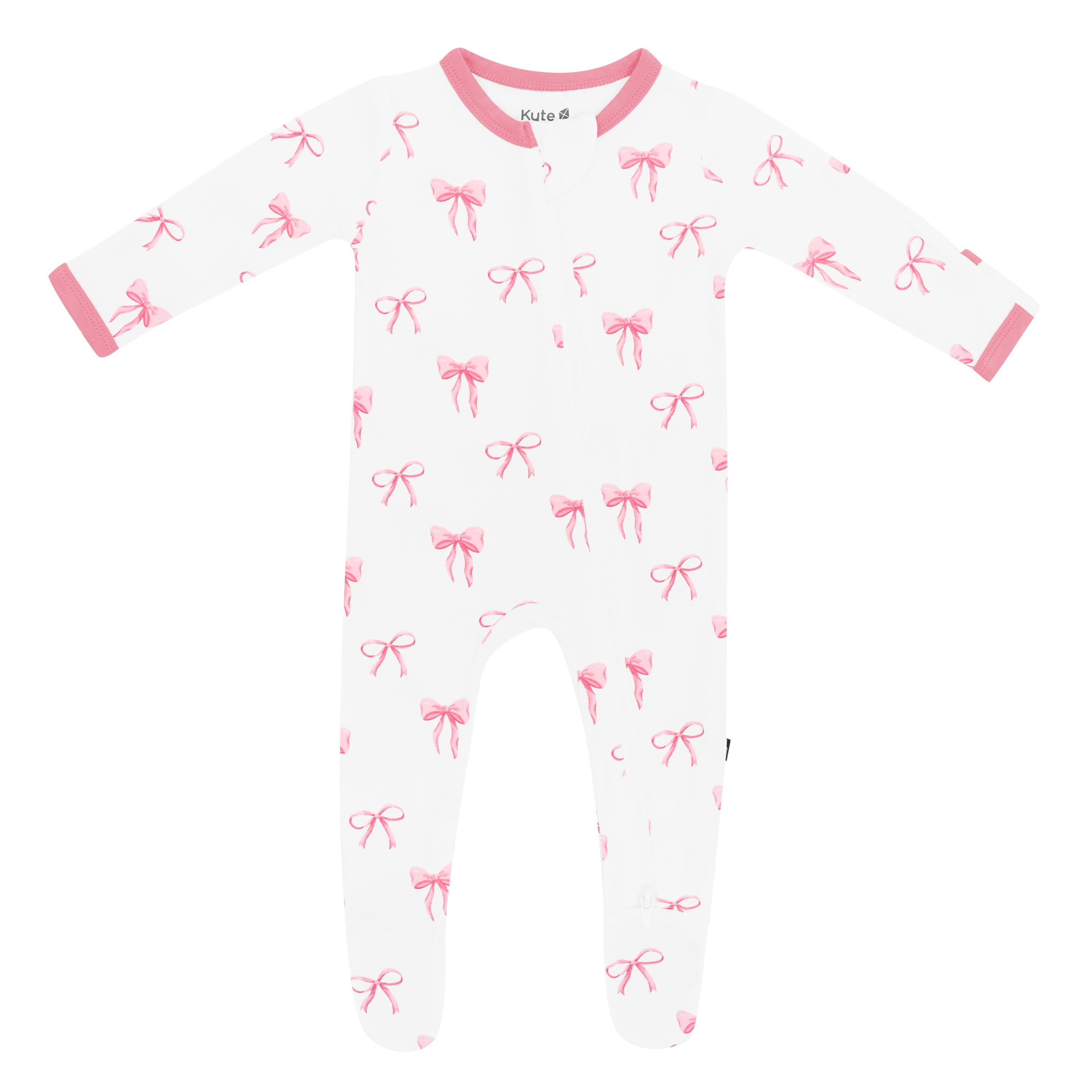 Zippered Print Footie