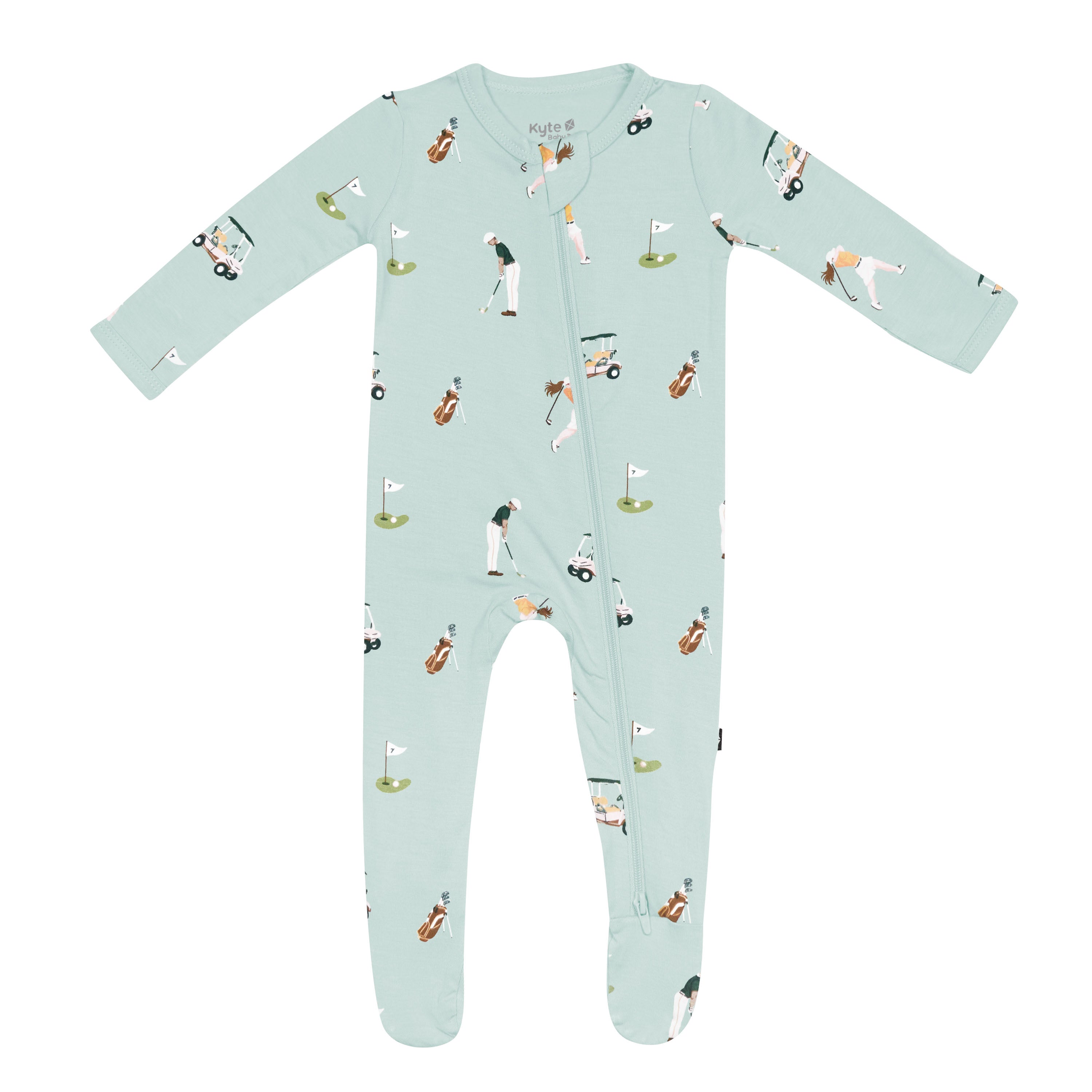 Zippered Print Footie