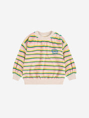 Have Fun Striped Sweatshirt