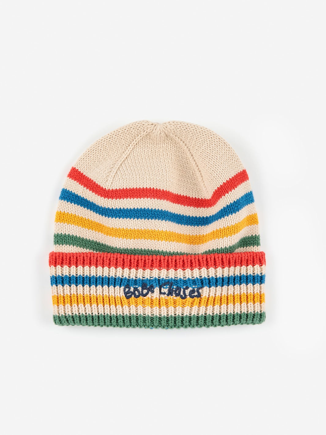 Tic Tac Toe Knitted Striped Beanie