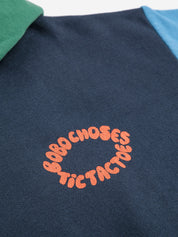 Tic Tac Toe Color Block Hoodie