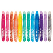 Rainbow Sparkle Metallic Watercolor Gel Crayons (Set of 12)