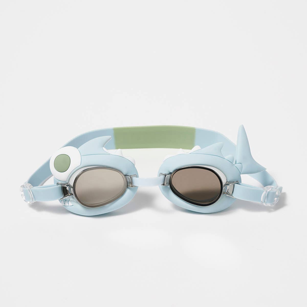 Mini Shark Tribe Khaki Swim Goggles