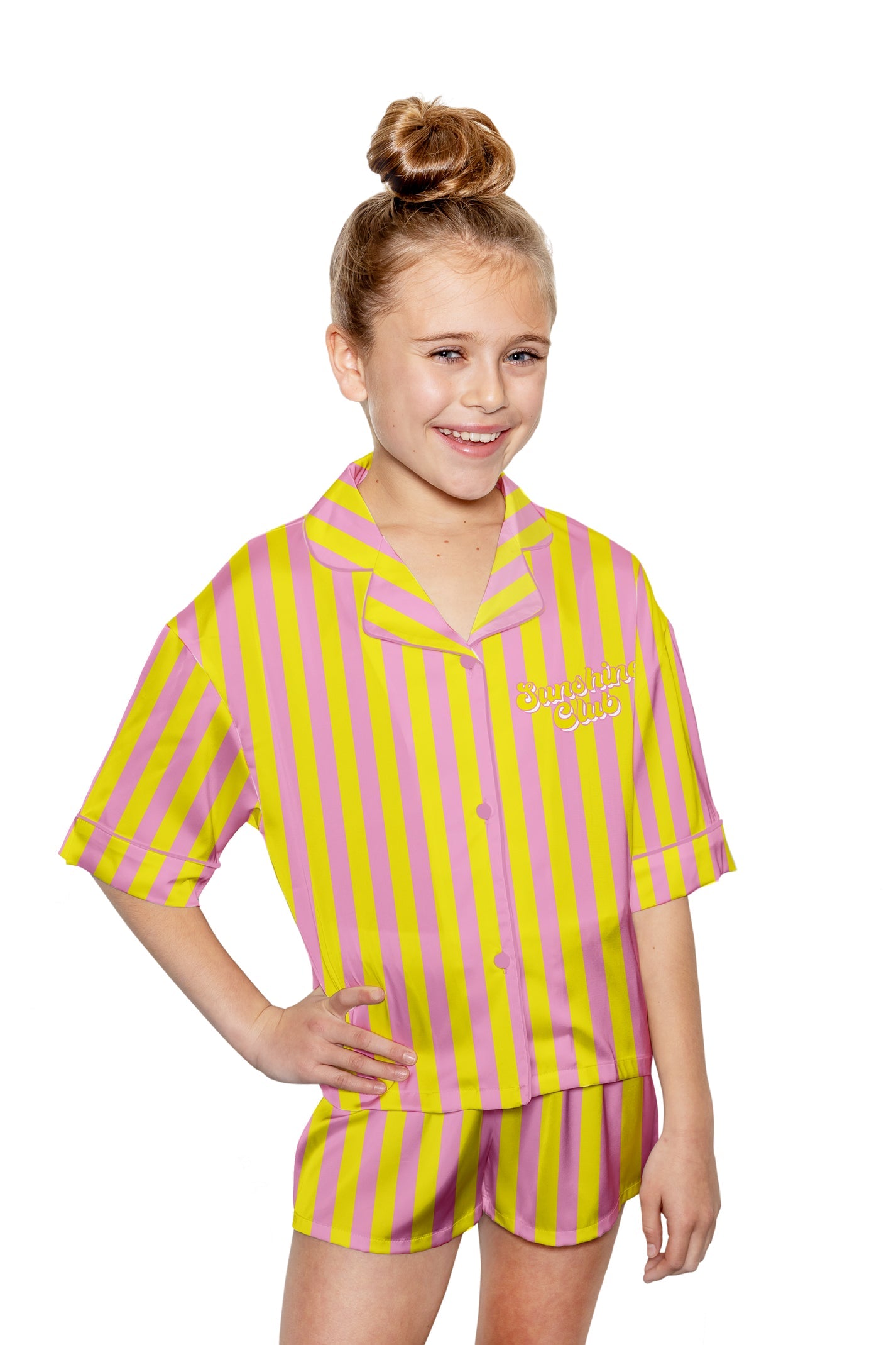 Kids Silky Short PJ Set