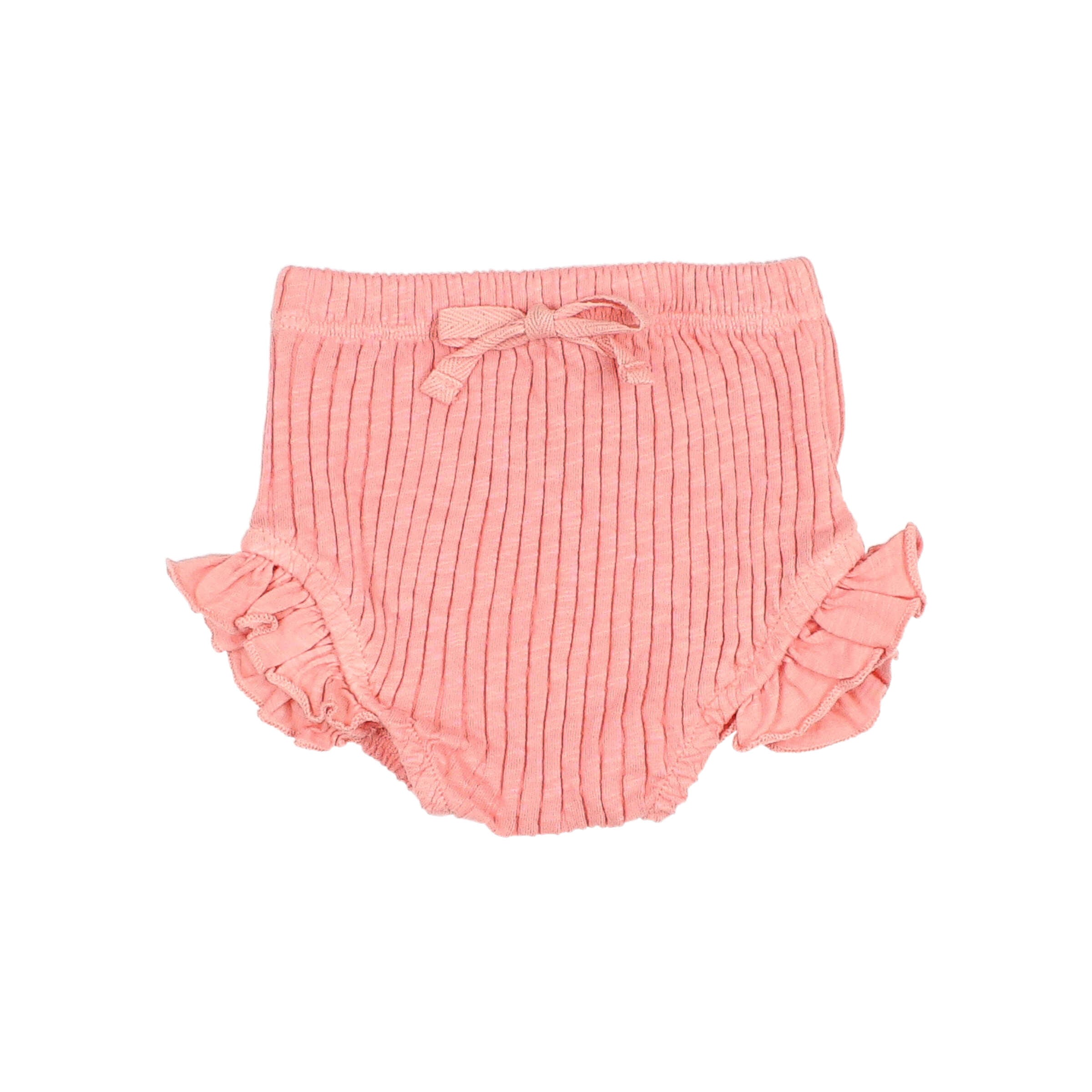 Rib Ruffle Culotte