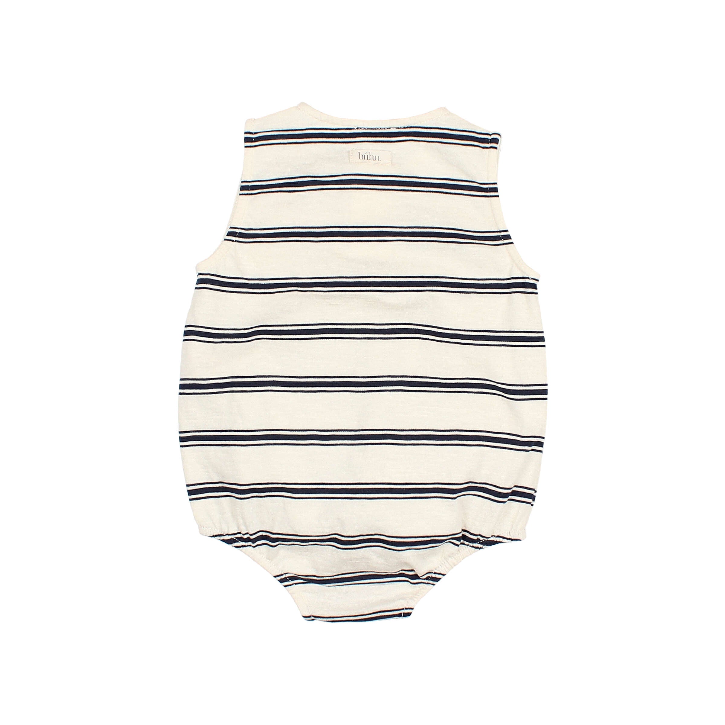 Sleeveless Stripes Romper