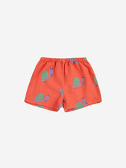 Funny Snail Woven Shorts