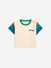 Color Block Knitted T-Shirt