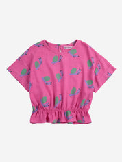 Funny Snail Woven Blouse