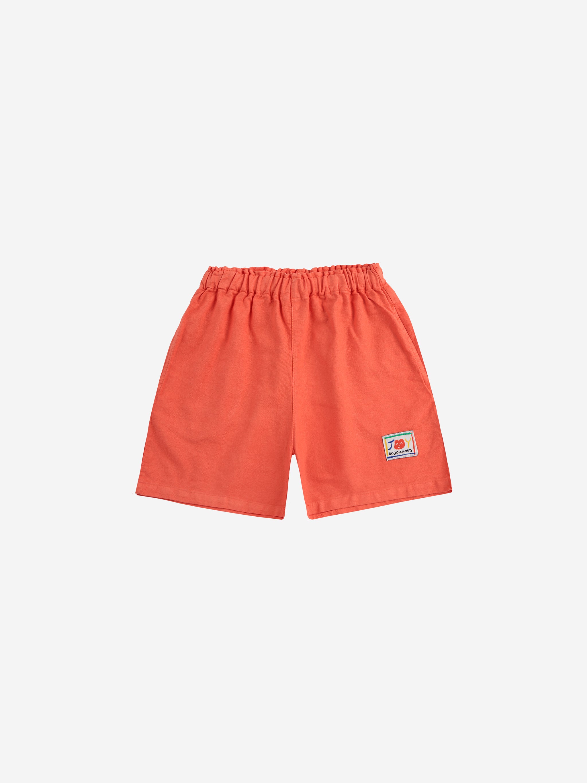 Smiling Woven Bermuda Shorts