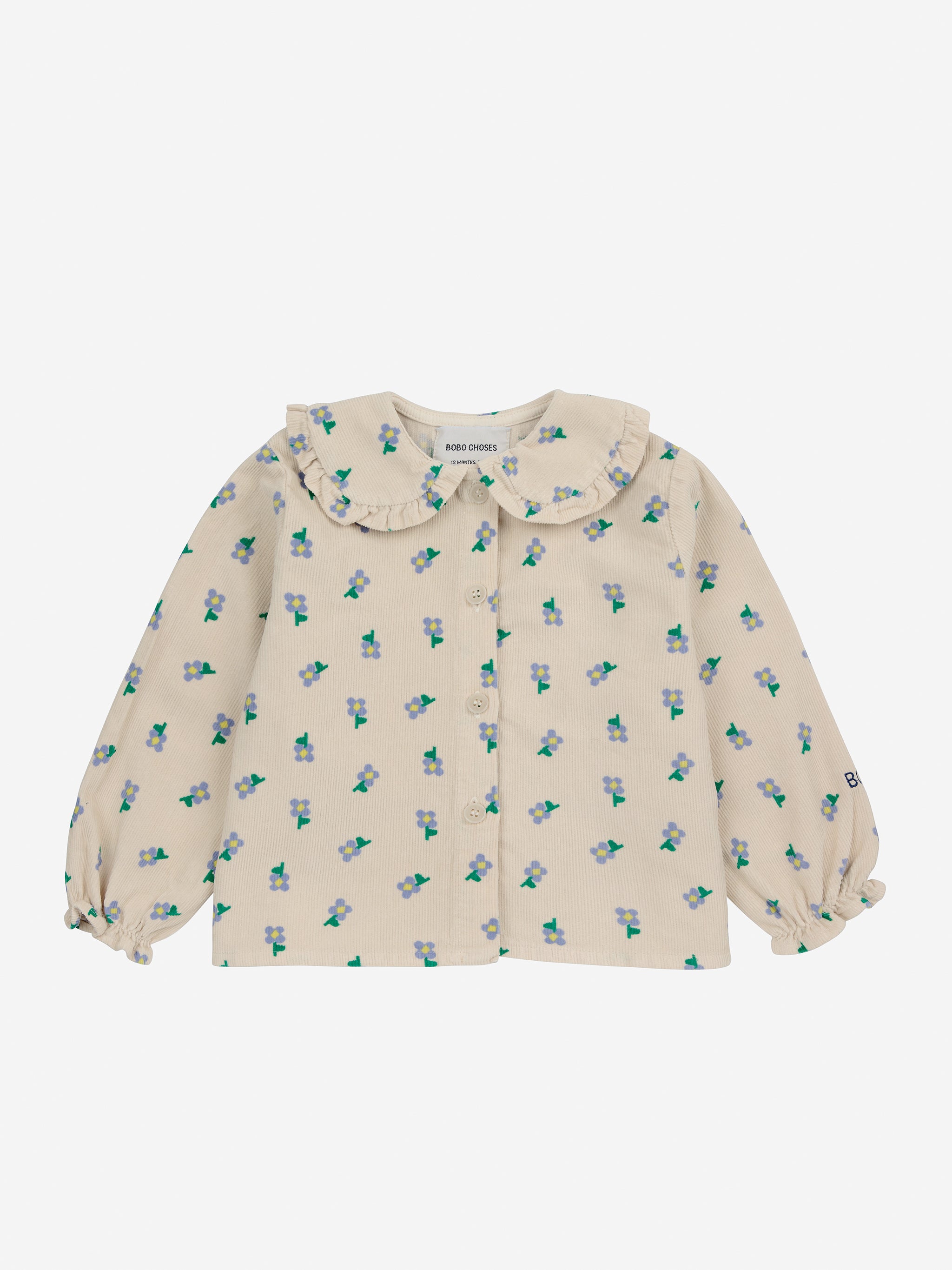 Baby Pansy Flower Blouse