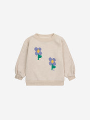 Baby Pansy Flower Sweatshirt