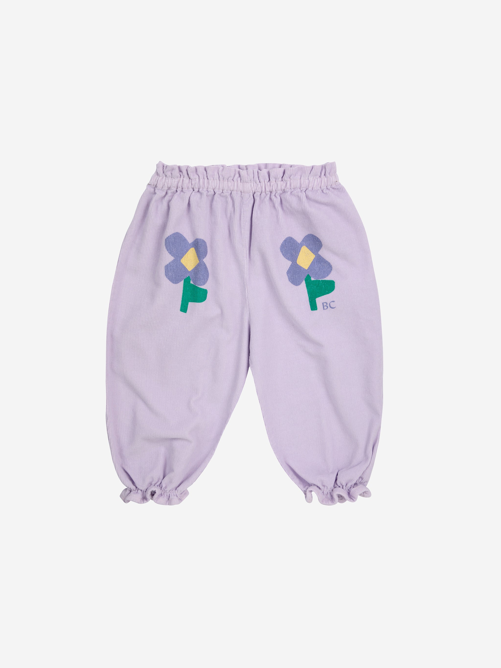 Baby Pansy Flower Paperbag Pants