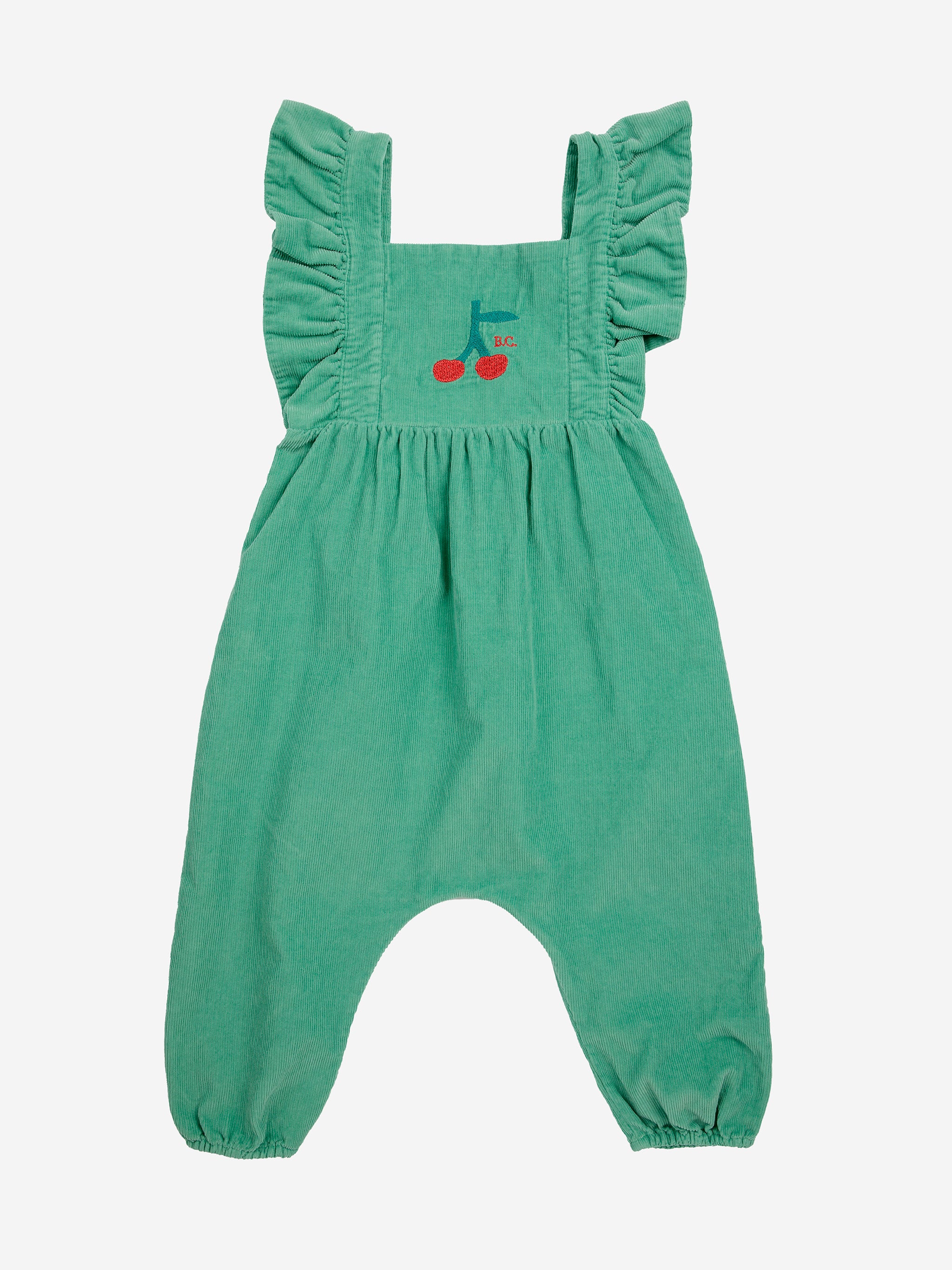 Baby Cherry Corduroy Overall