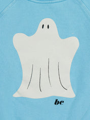 Funny Ghost Raglan Sweatshirt