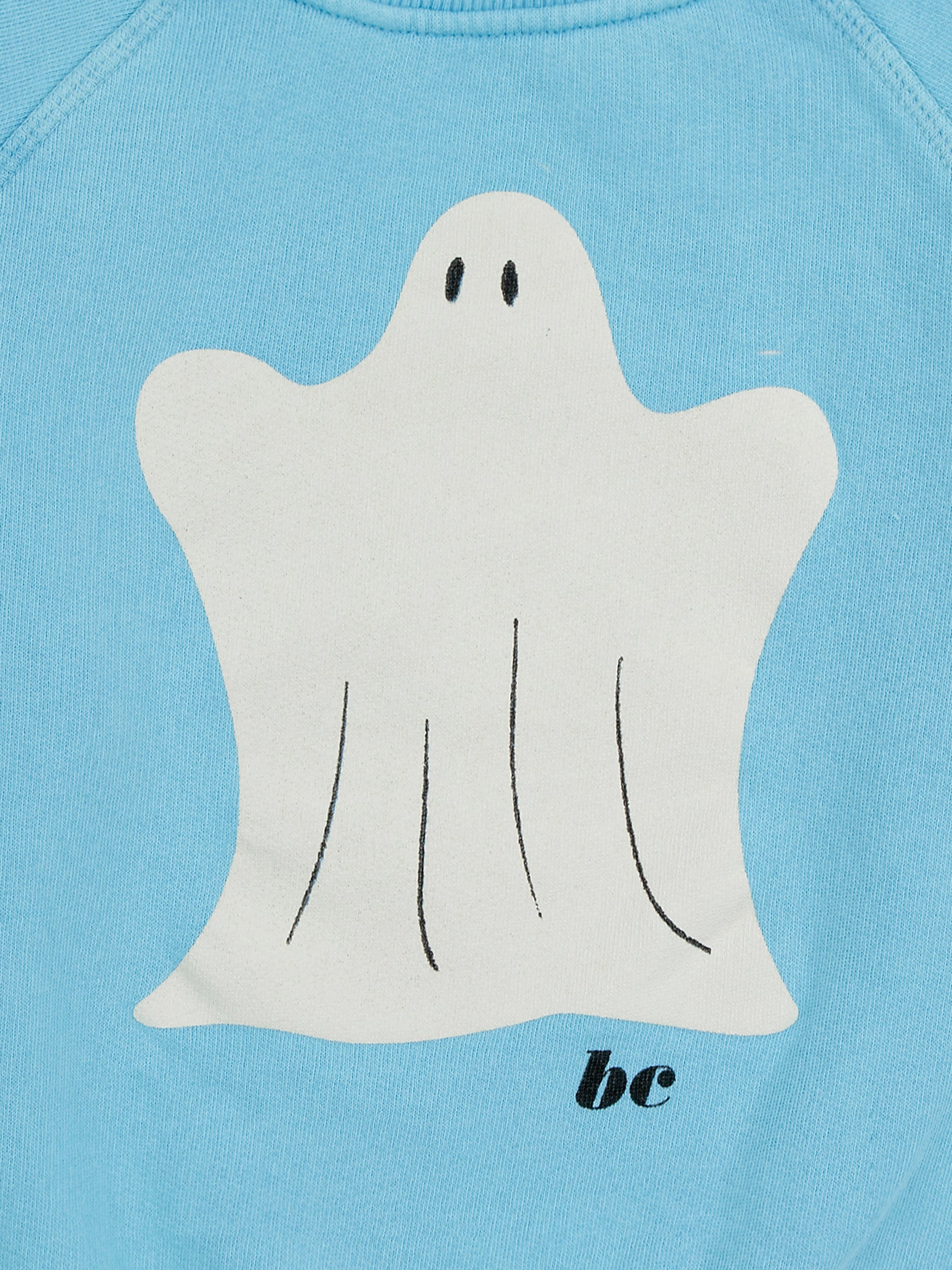 Funny Ghost Raglan Sweatshirt