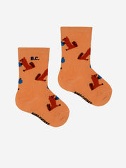 Baby Hungry Squirrel Socks