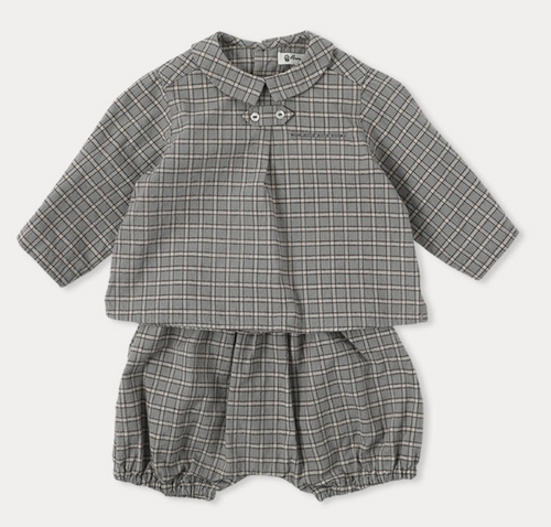 Duket Check Shirt Set