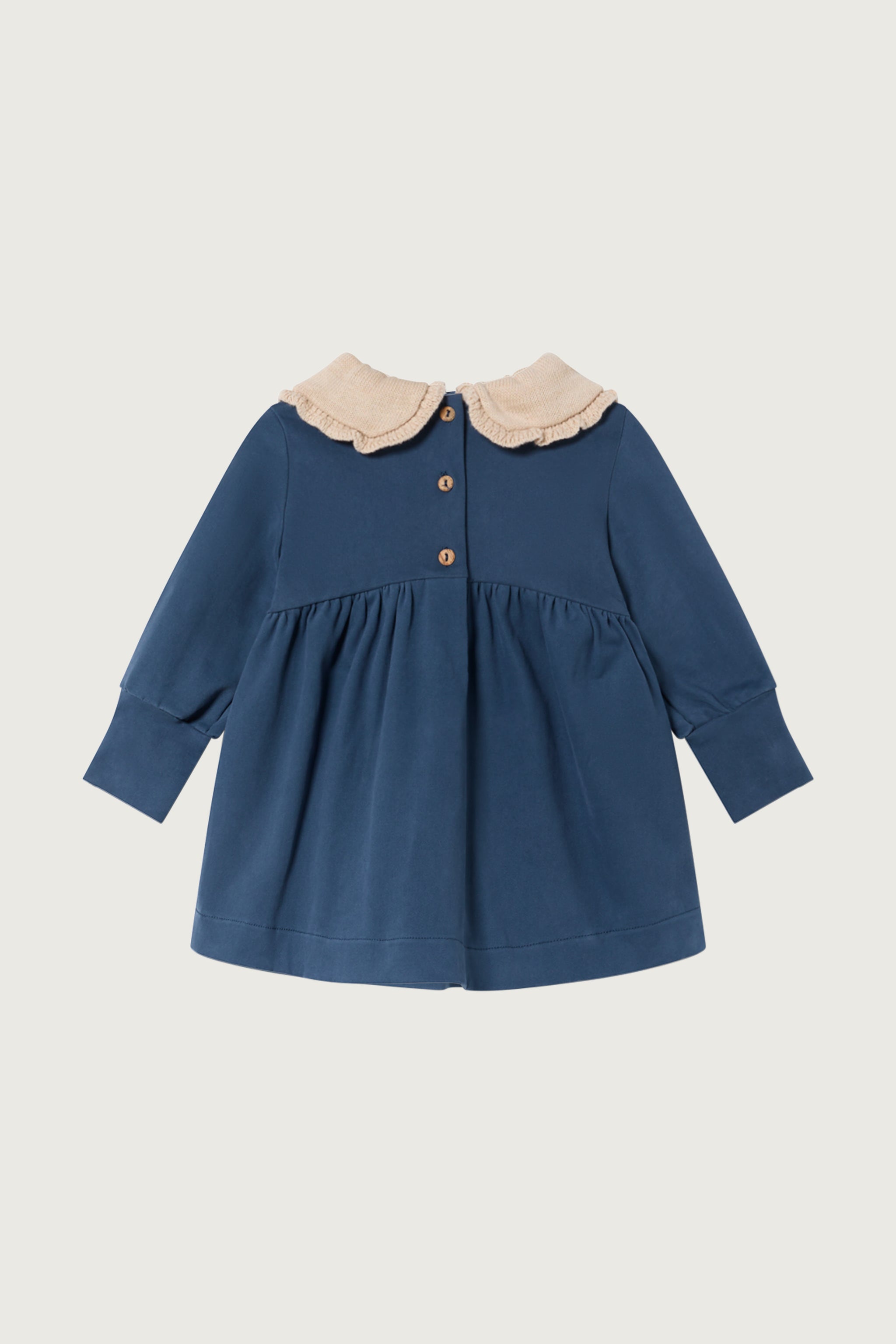 Crochet Collar Baby Dress