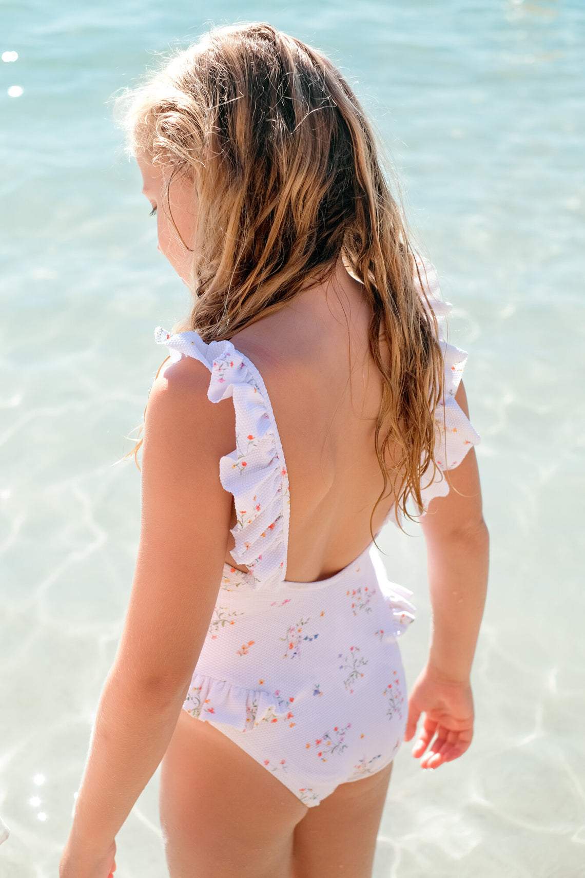 Giverny One-Piece Swimsuit with Ruffles
