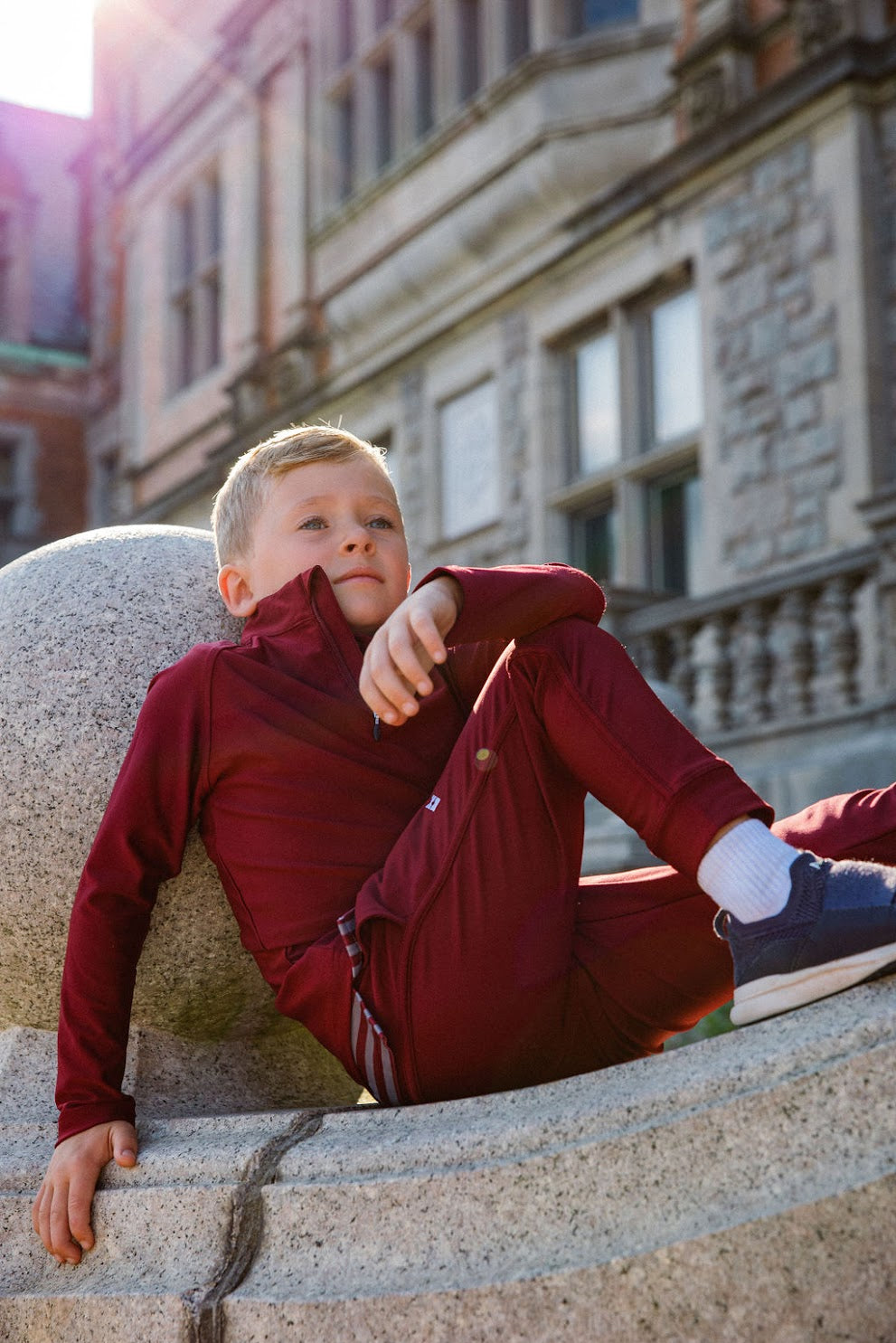 Maroon Half-Zip