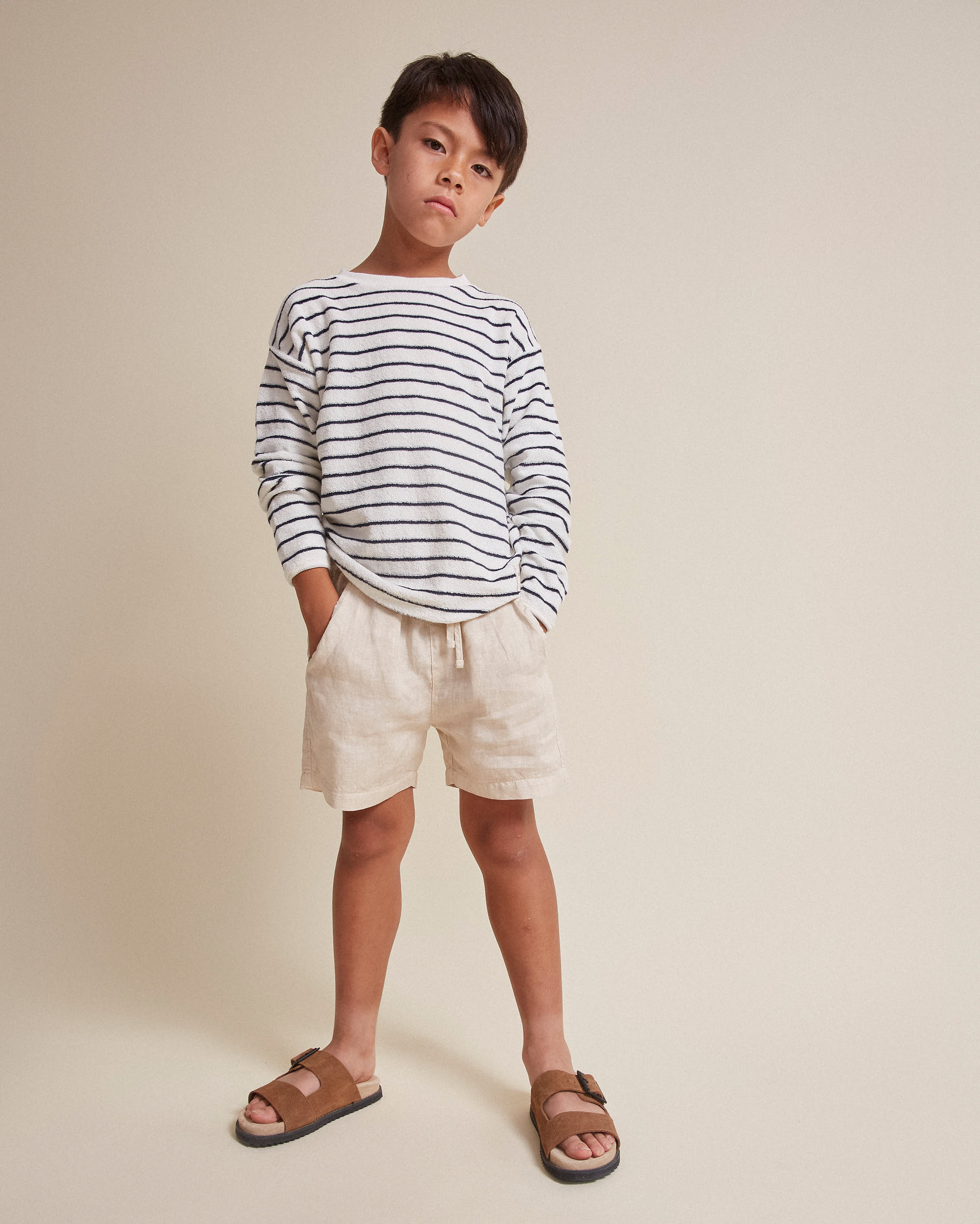 Linen Bermuda Shorts