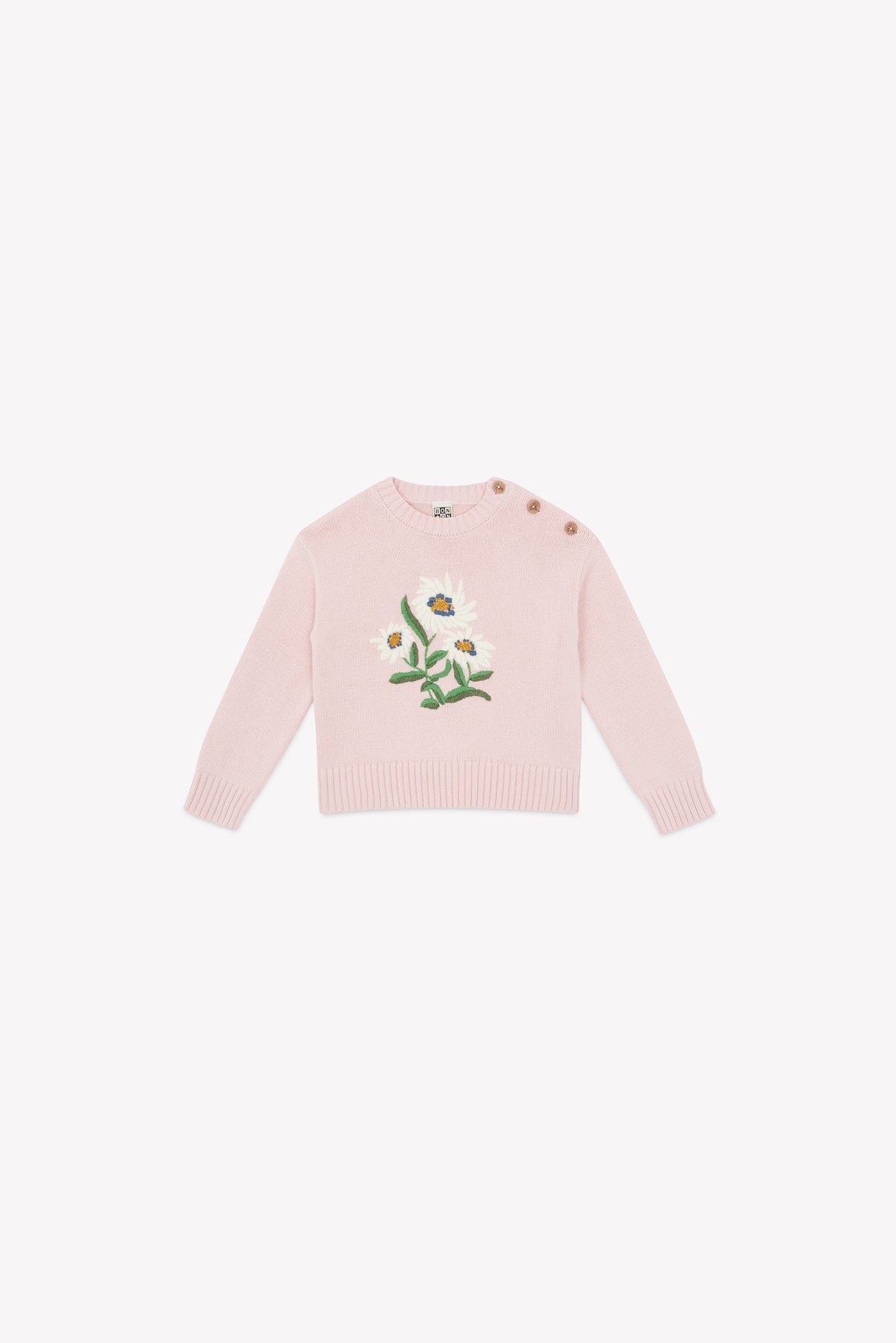 Floral Embroidery Sweater