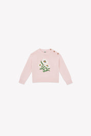 Floral Embroidery Sweater