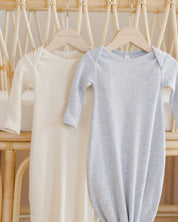 Knotted Baby Gown + Hat