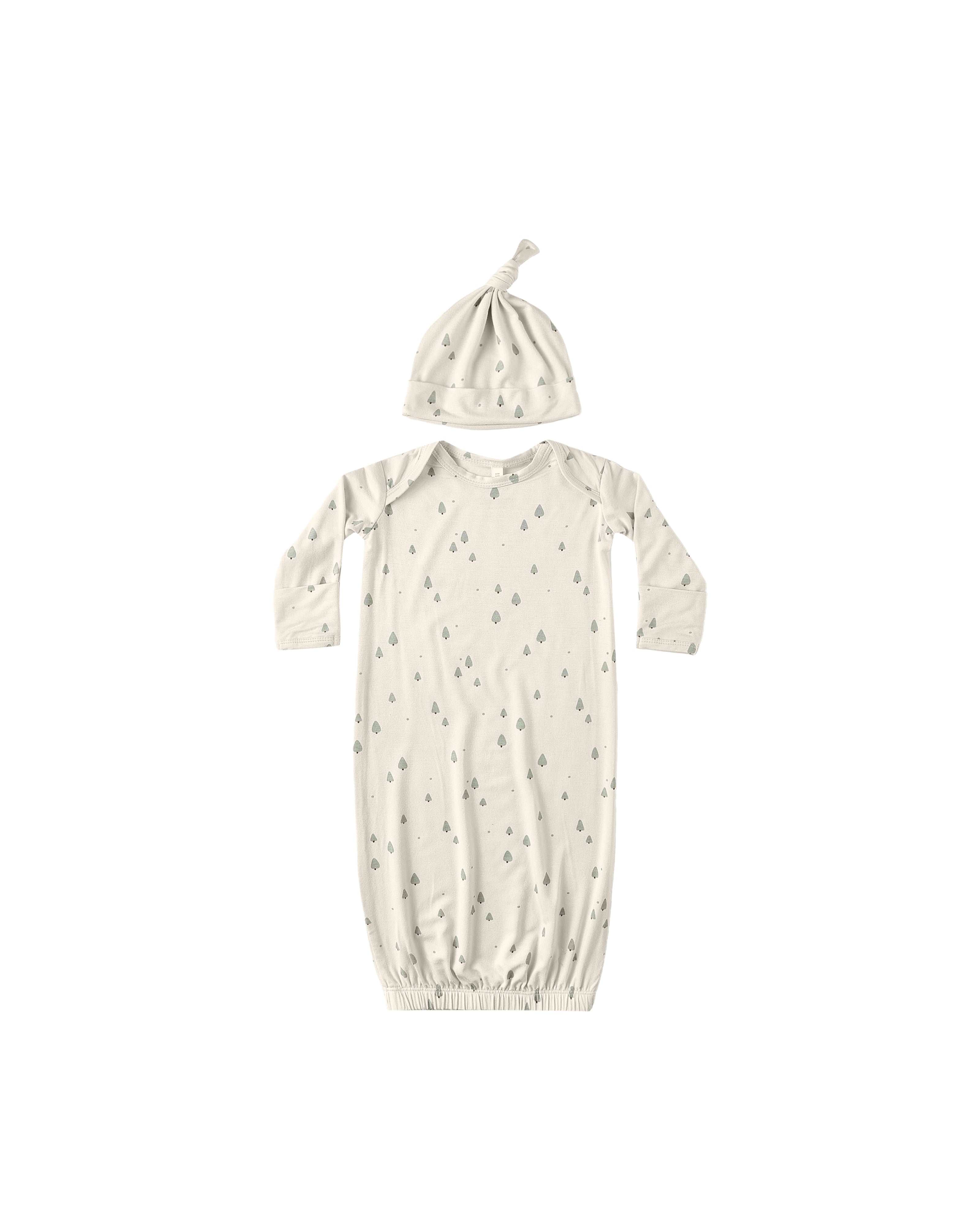 Bamboo Baby Gown + Hat Set