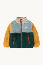 Color Block Polar Sherpa Jacket