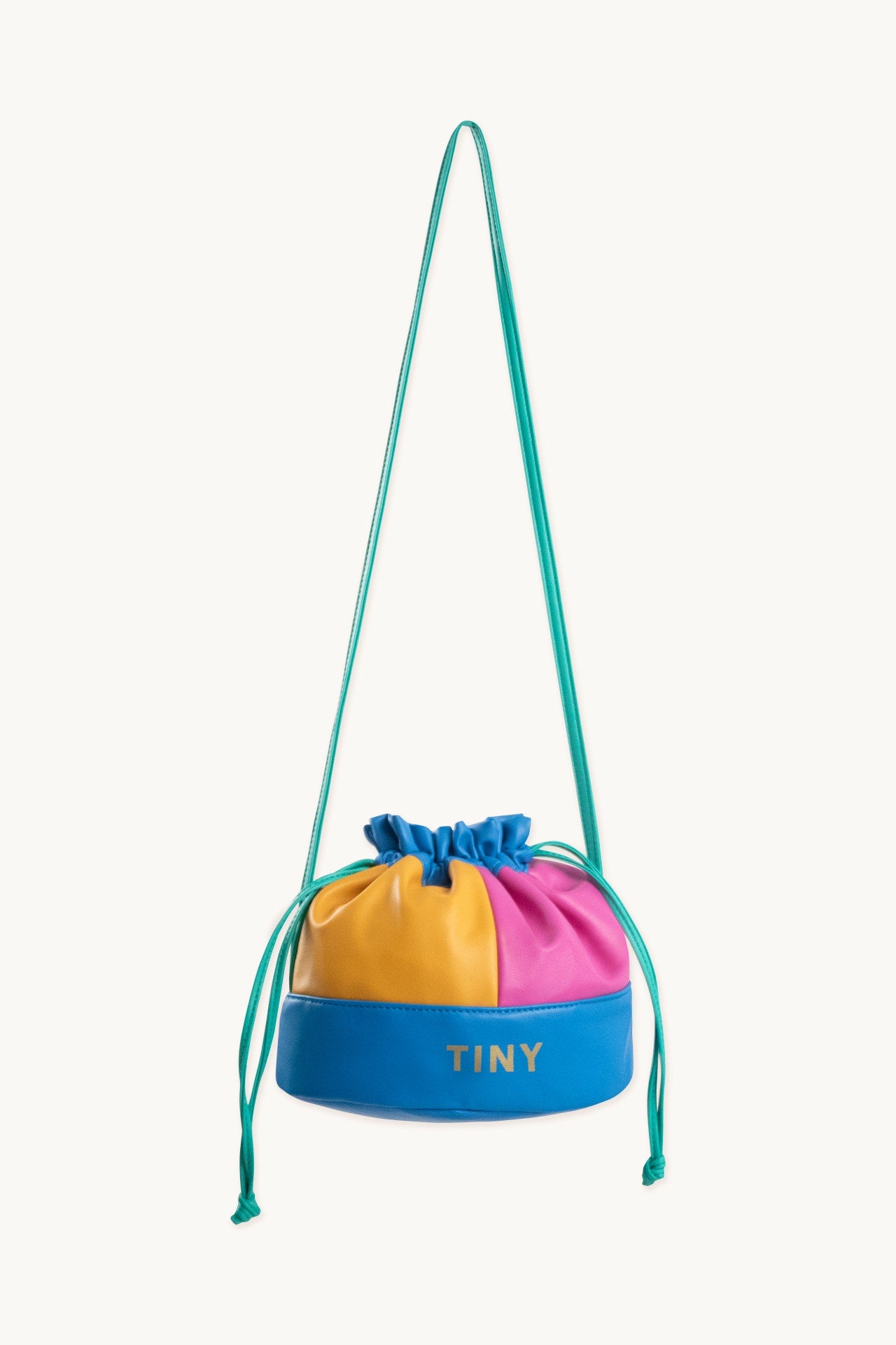 Color Block Bucket Bag