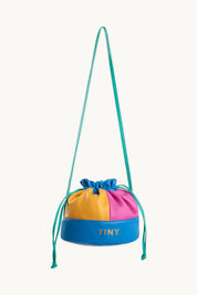 Color Block Bucket Bag