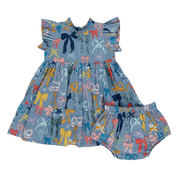 Jennifer Dress & Bloomer Set