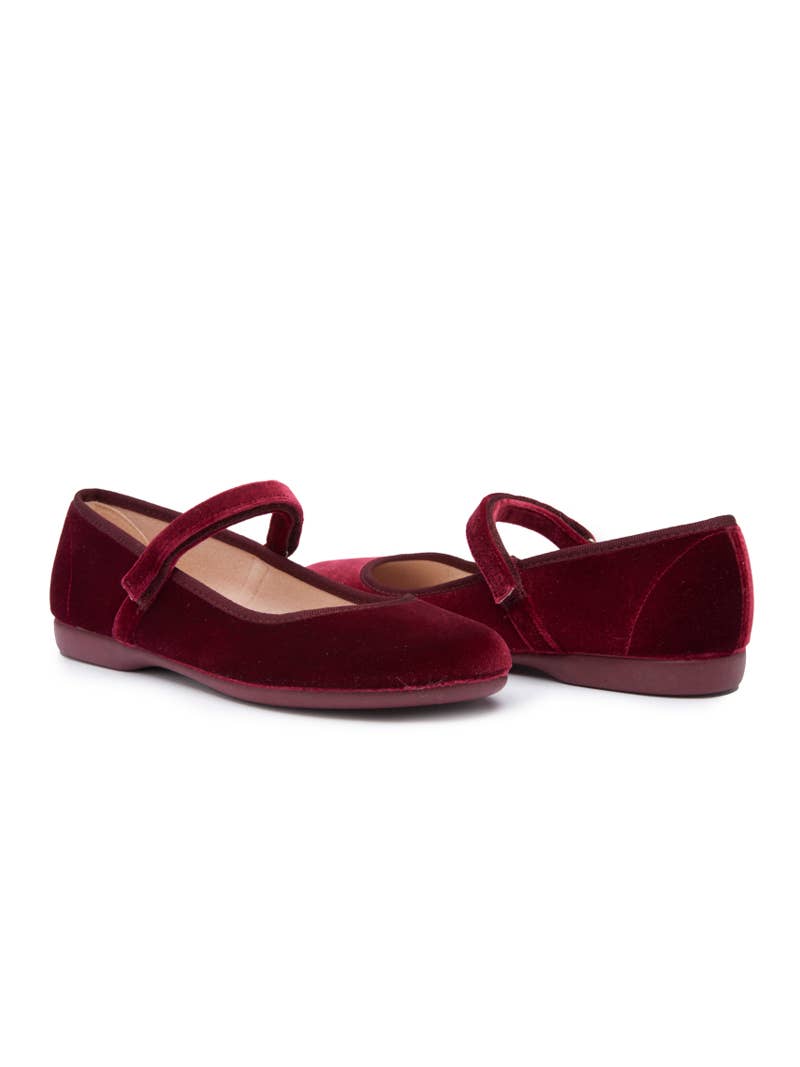 Classic Velvet Mary Janes