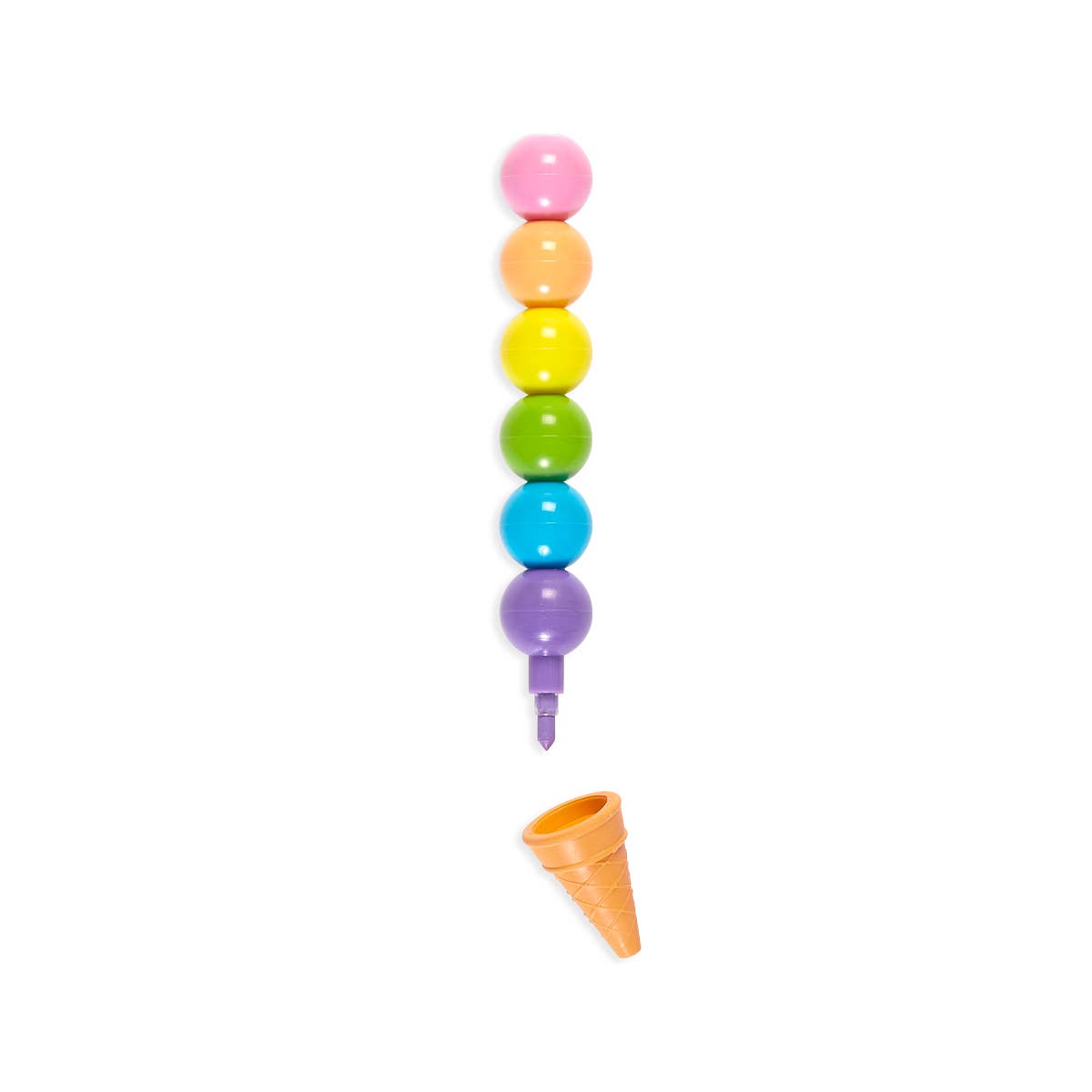 Rainbow Scoops Scented Stacking Erasable Crayons