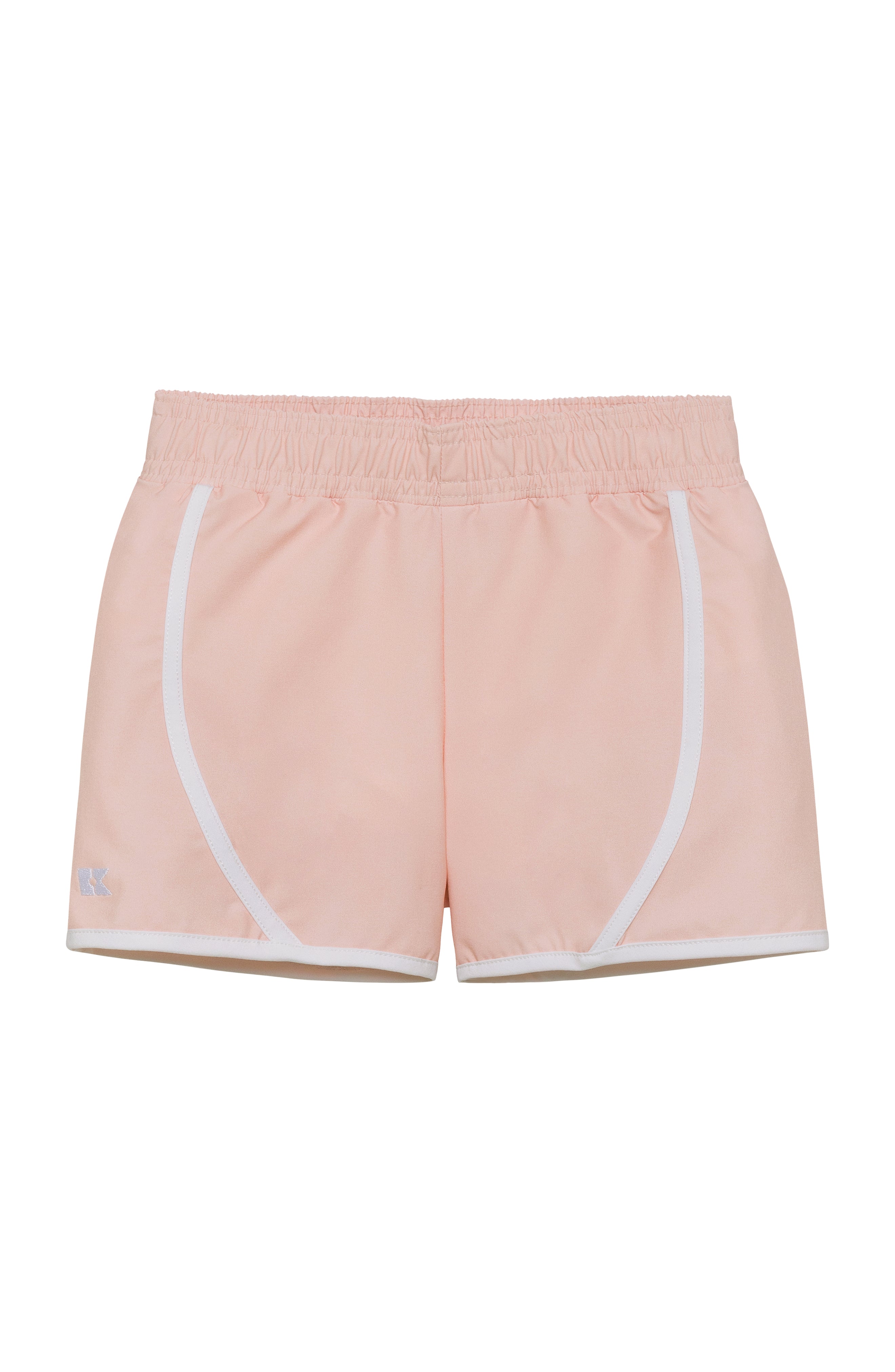 Girls Pink/White Super Short